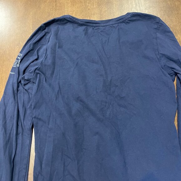 G-Star Raw Long Sleeve Tee Women's Size Small V Neck T-Shirt Cradle to Cradle - Picture 8 of 8